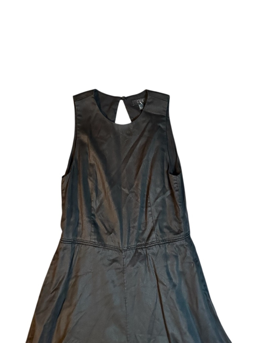 COS Sleeveless Black Wide-Leg Jumpsuit 2 - Picture 2 of 6
